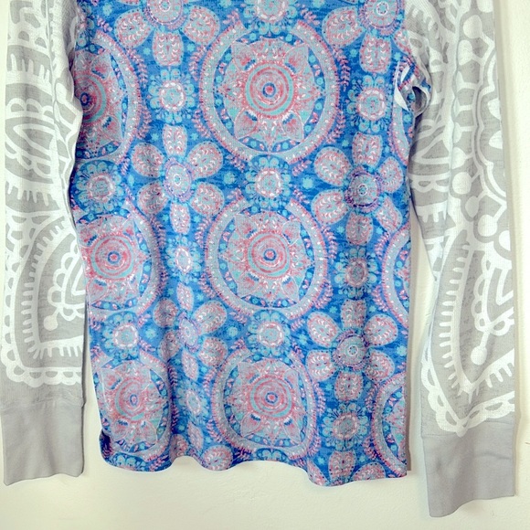 Before & After Boho Casual Lightweight Women’s Size S Multicolored Waffle Top - Picture 7 of 13